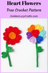 free crochet flower patterns